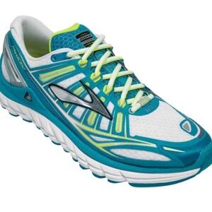 Brooks Teal White and Lime Women's Running Shoe